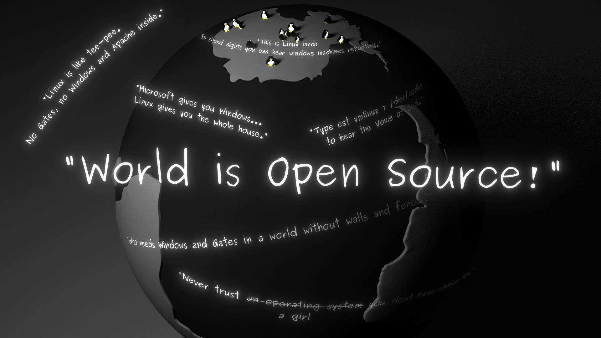 The world is funny. Open source Linux. Обои на рабочий стол 1920х1080 программирование. Обои на рабочий стол Linux. Обои на рабочий стол open source.